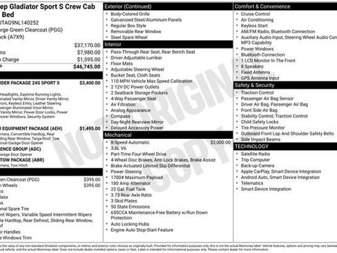 Used 2022 Jeep Gladiator Sport image 2