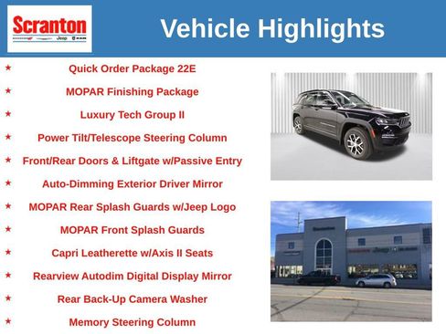 New 2025 Jeep Grand Cherokee Limited w/ Luxury Tech Group II image 6