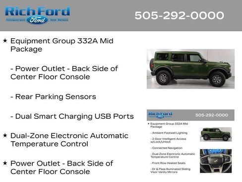 Certified 2025 Ford Bronco Badlands AWD/4WD image 80