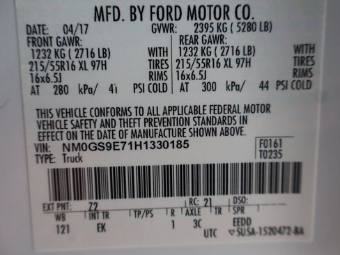 Used 2017 Ford Transit Connect XL FWD image 44