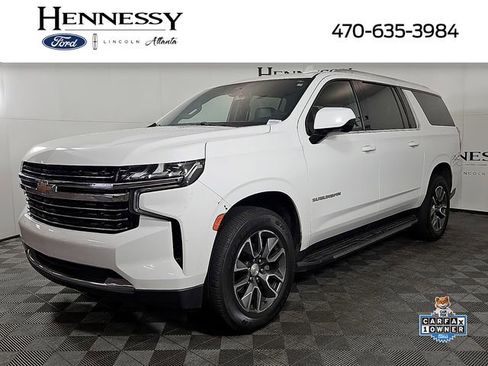 Used 2021 Chevrolet Suburban LT RWD image 1