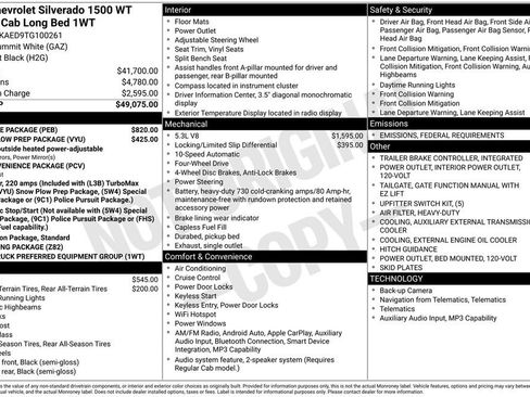 New 2026 Chevrolet Silverado 1500 W/T w/ WT Value Package image 28