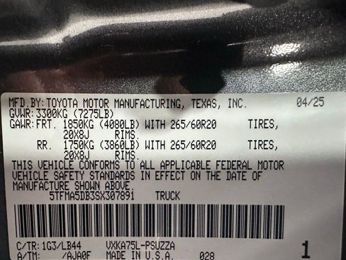 Used 2025 Toyota Tundra 1794 Edition image 11