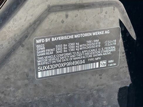 Certified 2023 BMW X3 sDrive30i w/ Convenience Package image 45