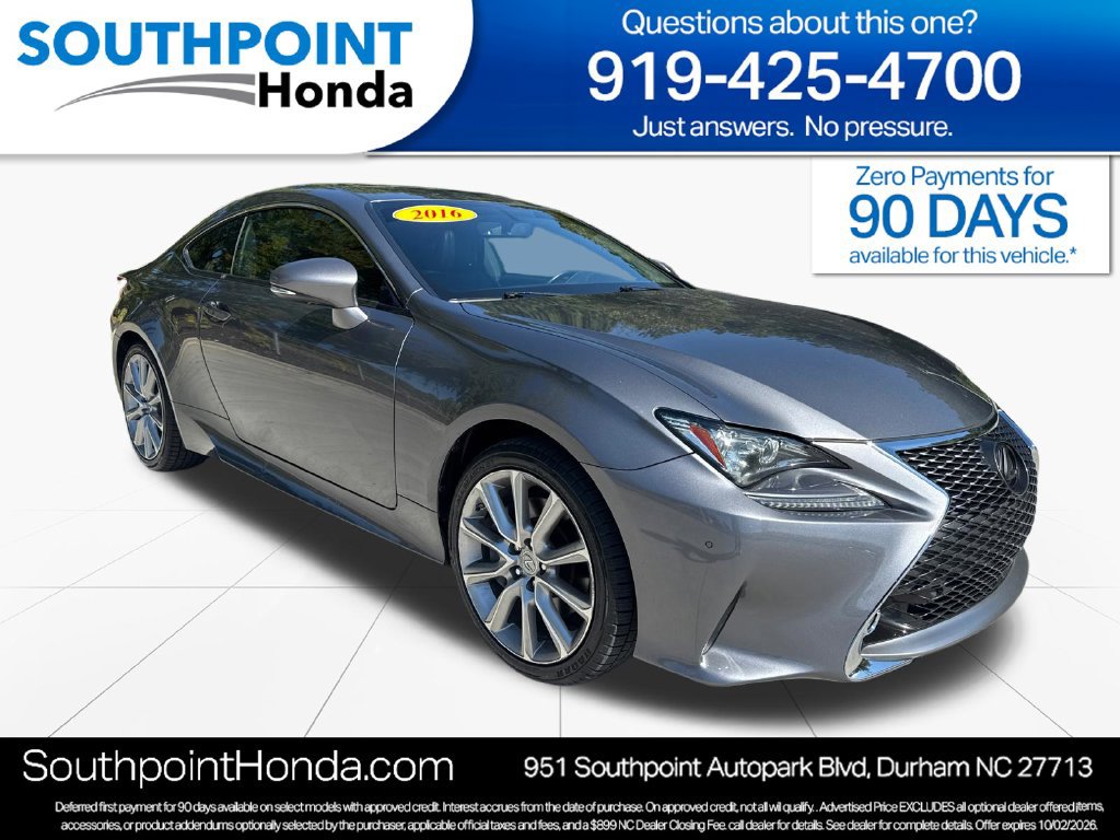 Used 2016 Lexus RC 300 AWD w/ Navigation System Package image 1