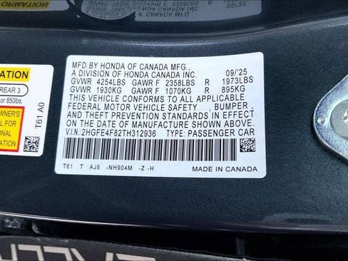 New 2026 Honda Civic Sport Touring image 20