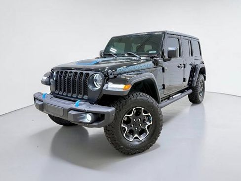 Used 2023 Jeep Wrangler Unlimited Rubicon 4xe w/ Steel Bumper Group AWD/4WD image 2