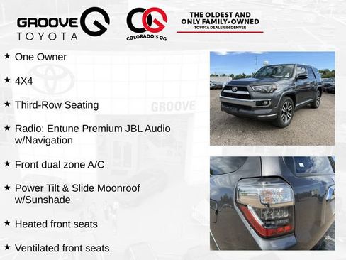 Used 2016 Toyota 4Runner Limited AWD/4WD image 4