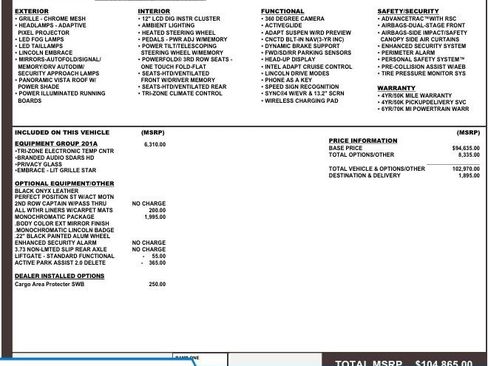 Used 2023 Lincoln Navigator Reserve image 2