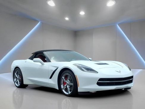 Certified 2014 Chevrolet Corvette Stingray Convertible w/ 3LT Preferred Equipment Group RWD image 1