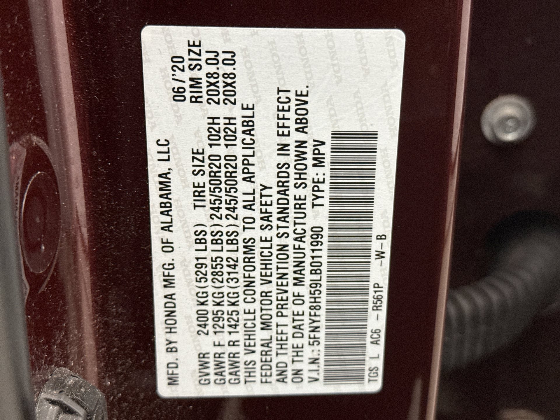Used 2020 Honda Passport EX-L image 11