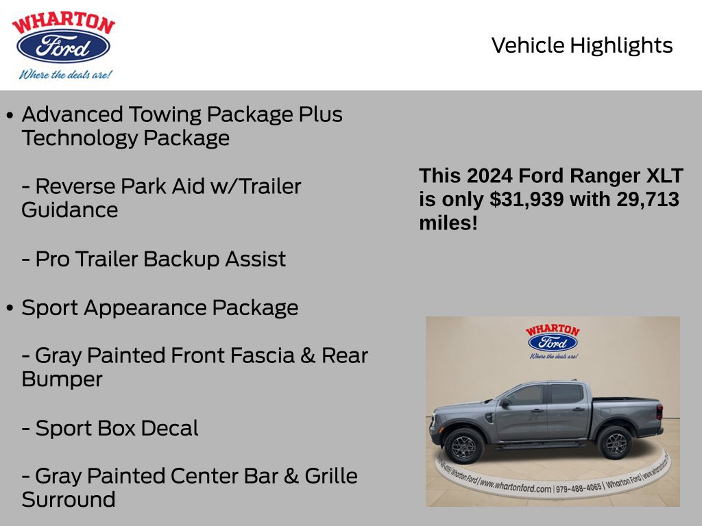 Used 2024 Ford Ranger XLT RWD image 16