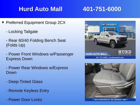 Used 2019 Chevrolet Silverado 1500 Custom Trail Boss w/ Custom Convenience Package image 6