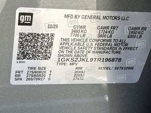 New 2026 GMC Yukon XL Denali w/ Sun & Power Step Package image 39