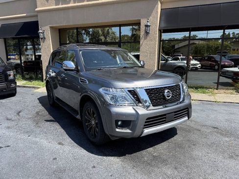 Used 2018 Nissan Armada Platinum w/ Captain Seat Package RWD image 2