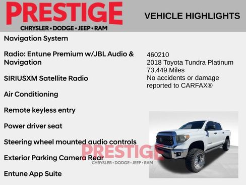 Used 2018 Toyota Tundra Platinum AWD/4WD image 3