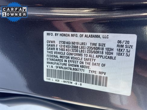 Used 2020 Honda Odyssey EX-L image 37