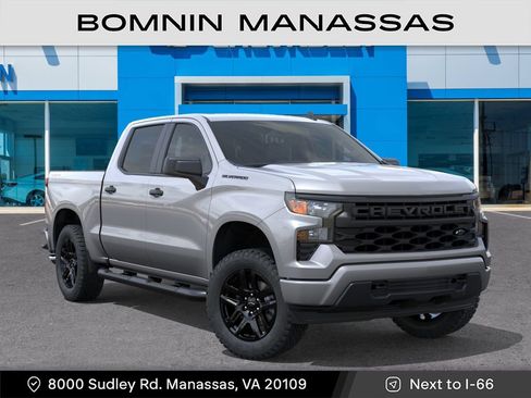 New 2026 Chevrolet Silverado 1500 Custom w/ Turbomax Blackout Package AWD/4WD image 8