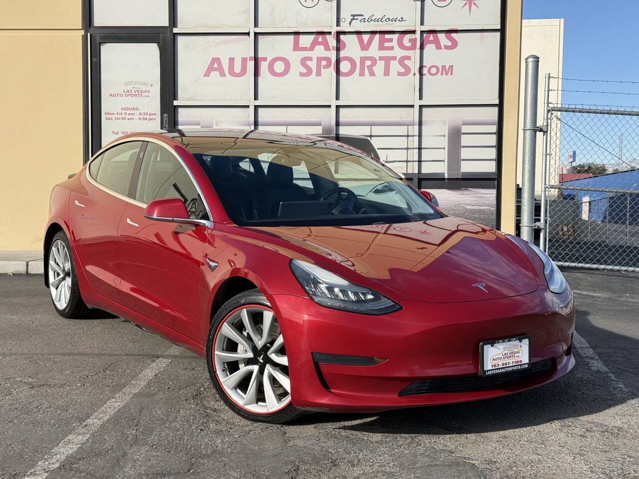 Used 2018 Tesla Model 3 Long Range AWD/4WD image 2