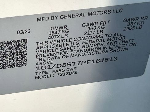 Used 2023 Chevrolet Malibu LT w/ Driver Confidence Package image 10