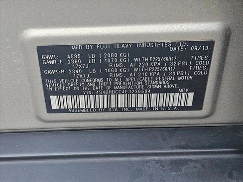 Used 2014 Subaru Outback 2.5i Premium w/ Accessory Value Package (OY1) image 22