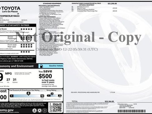 Used 2020 Toyota C-HR LE image 5