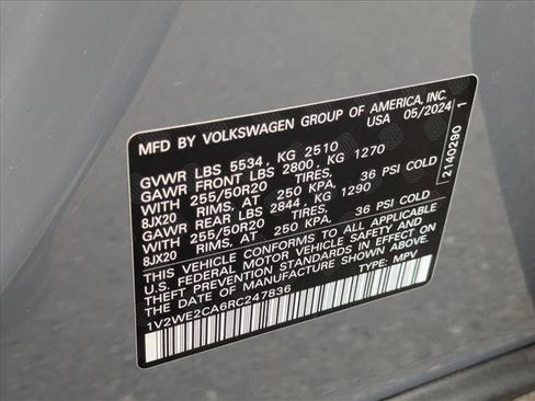 Used 2024 Volkswagen Atlas Cross Sport SE image 24