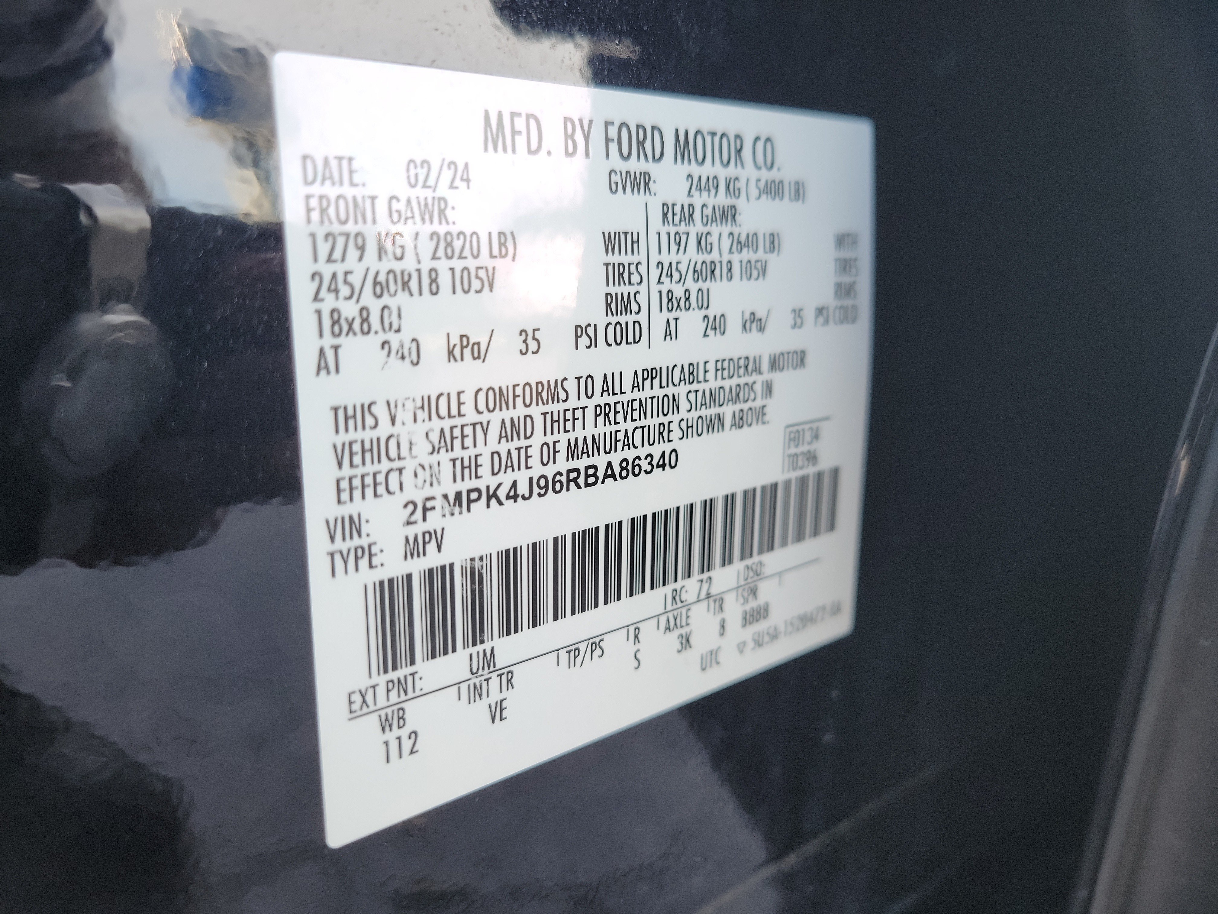 Used 2024 Ford Edge SEL AWD/4WD image 32