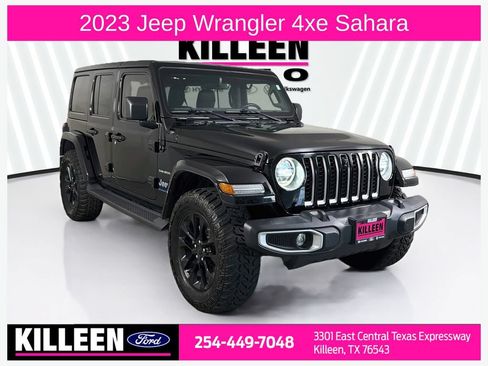 Used 2023 Jeep Wrangler Unlimited Sahara w/ Cold Weather Group AWD/4WD image 1