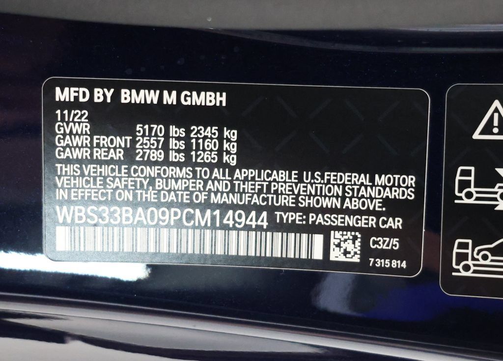Used 2023 BMW M4 xDrive Competition AWD/4WD image 91