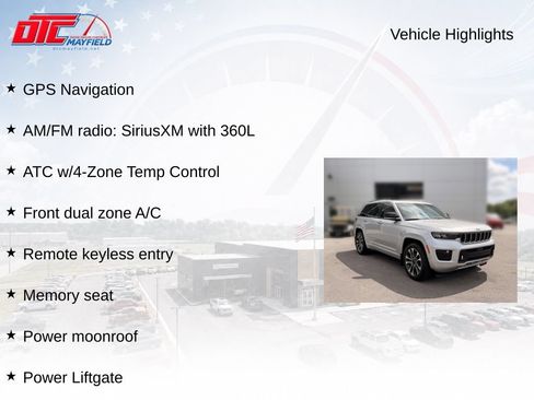 Used 2022 Jeep Grand Cherokee Overland w/ Luxury Tech Group IV AWD/4WD image 6