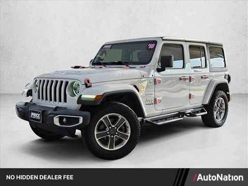 Used 2018 Jeep Wrangler Unlimited Sahara w/ Dual Top Group AWD/4WD image 1