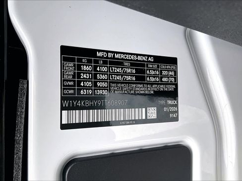 New 2026 Mercedes-Benz Sprinter 2500 image 12