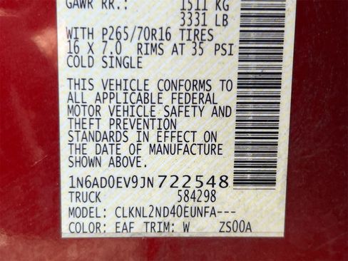 Used 2018 Nissan Frontier SV w/ Value Truck Package image 35