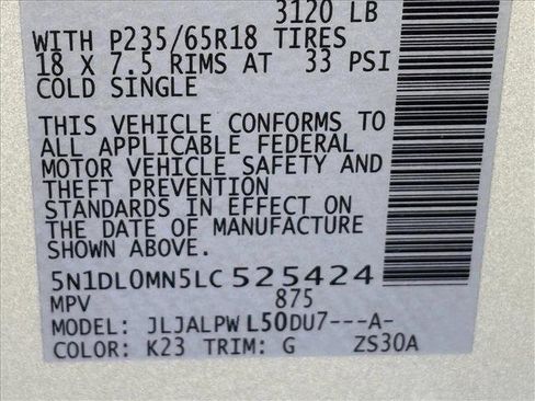 Used 2020 INFINITI QX60 Pure image 26