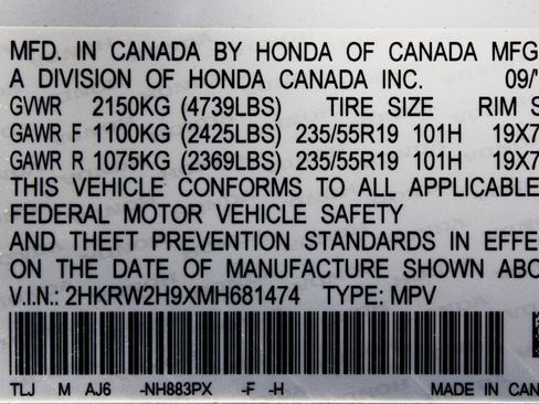 Used 2021 Honda CR-V Touring image 30