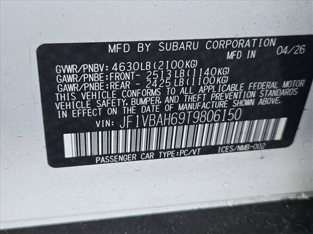 Used 2026 Subaru WRX Premium AWD/4WD image 14