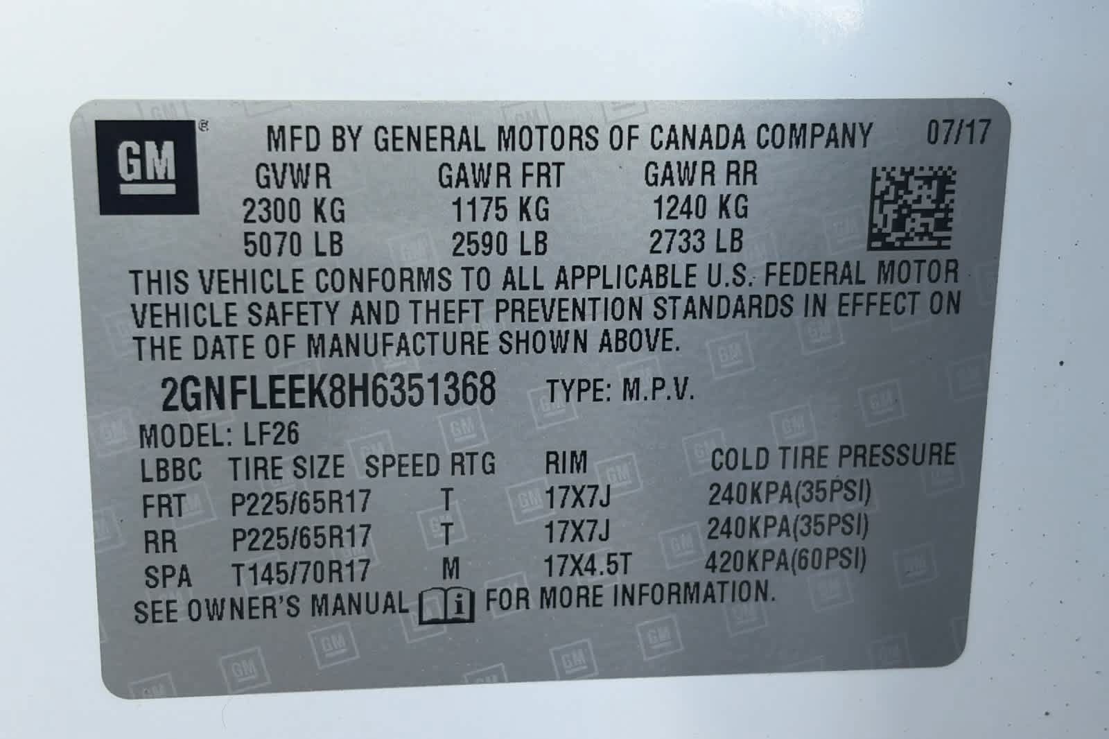 Used 2017 Chevrolet Equinox LS AWD/4WD image 30
