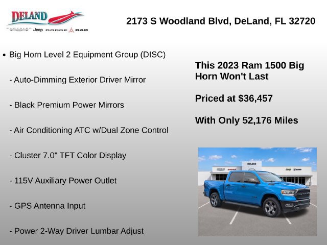 Used 2023 RAM 1500 Big Horn AWD/4WD image 15