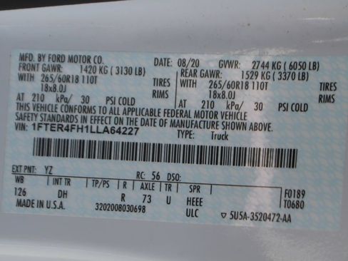 Used 2020 Ford Ranger Lariat w/ Equipment Group 501A Mid AWD/4WD image 42