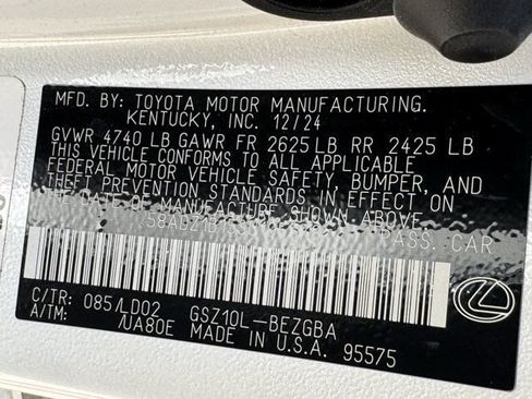 Used 2025 Lexus ES 350 w/ Premium Package FWD image 33