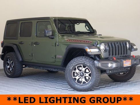 Used 2022 Jeep Wrangler Unlimited Rubicon w/ LED Lighting Group image 2