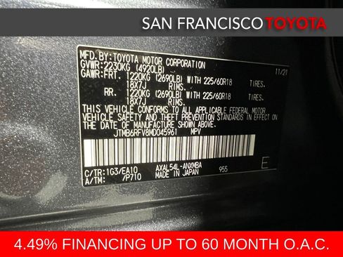 Certified 2021 Toyota RAV4 XLE Premium image 45