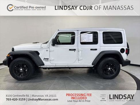Certified 2021 Jeep Wrangler Unlimited Sport w/ Sun And Sound Package AWD/4WD image 5