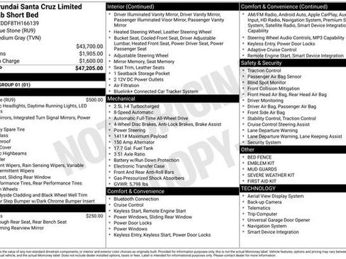 New 2026 Hyundai Santa Cruz Limited AWD/4WD image 3