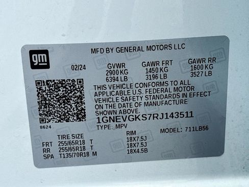 Used 2024 Chevrolet Traverse LT AWD/4WD image 32