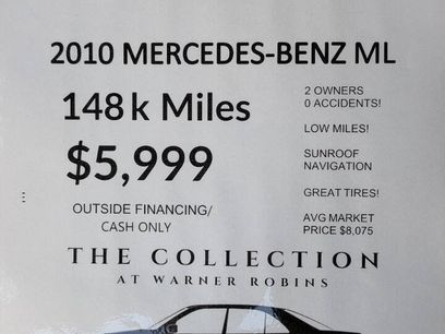 Used 2010 Mercedes-Benz ML 350 2WD