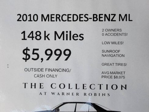 Used 2010 Mercedes-Benz ML 350 2WD image 2