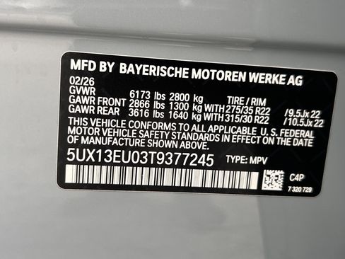 Used 2026 BMW X5 sDrive40i w/ M Sport Package RWD image 38