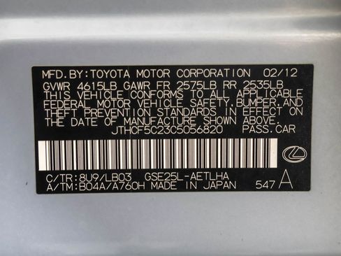 Used 2012 Lexus IS 250 AWD w/ Premium Pkg Value Edition image 49